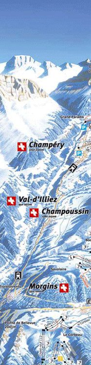 Portes Du Soleil Ski Map